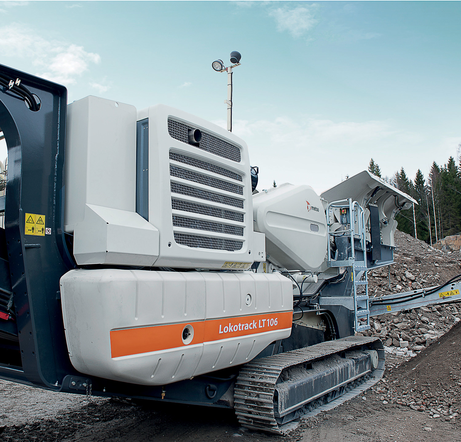 Metso LT106 primary crushing unit 