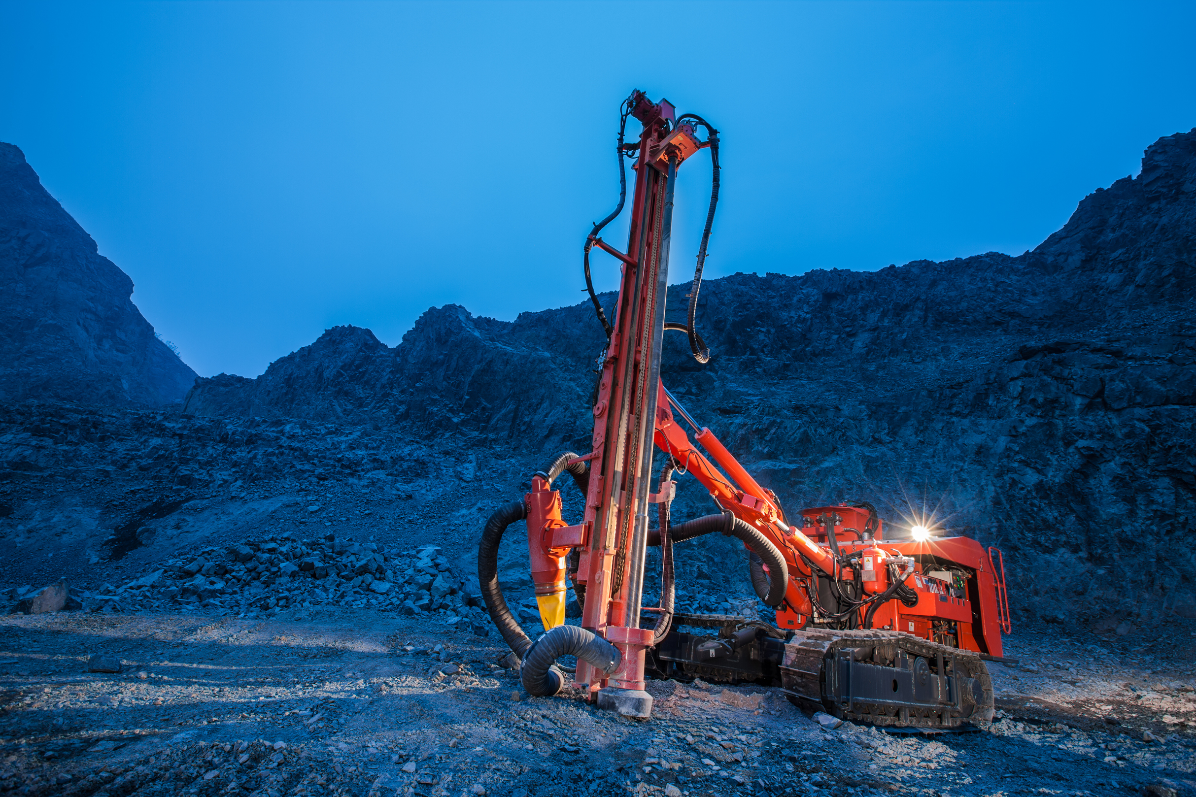 Sandvik's DH350 surface dill rig 