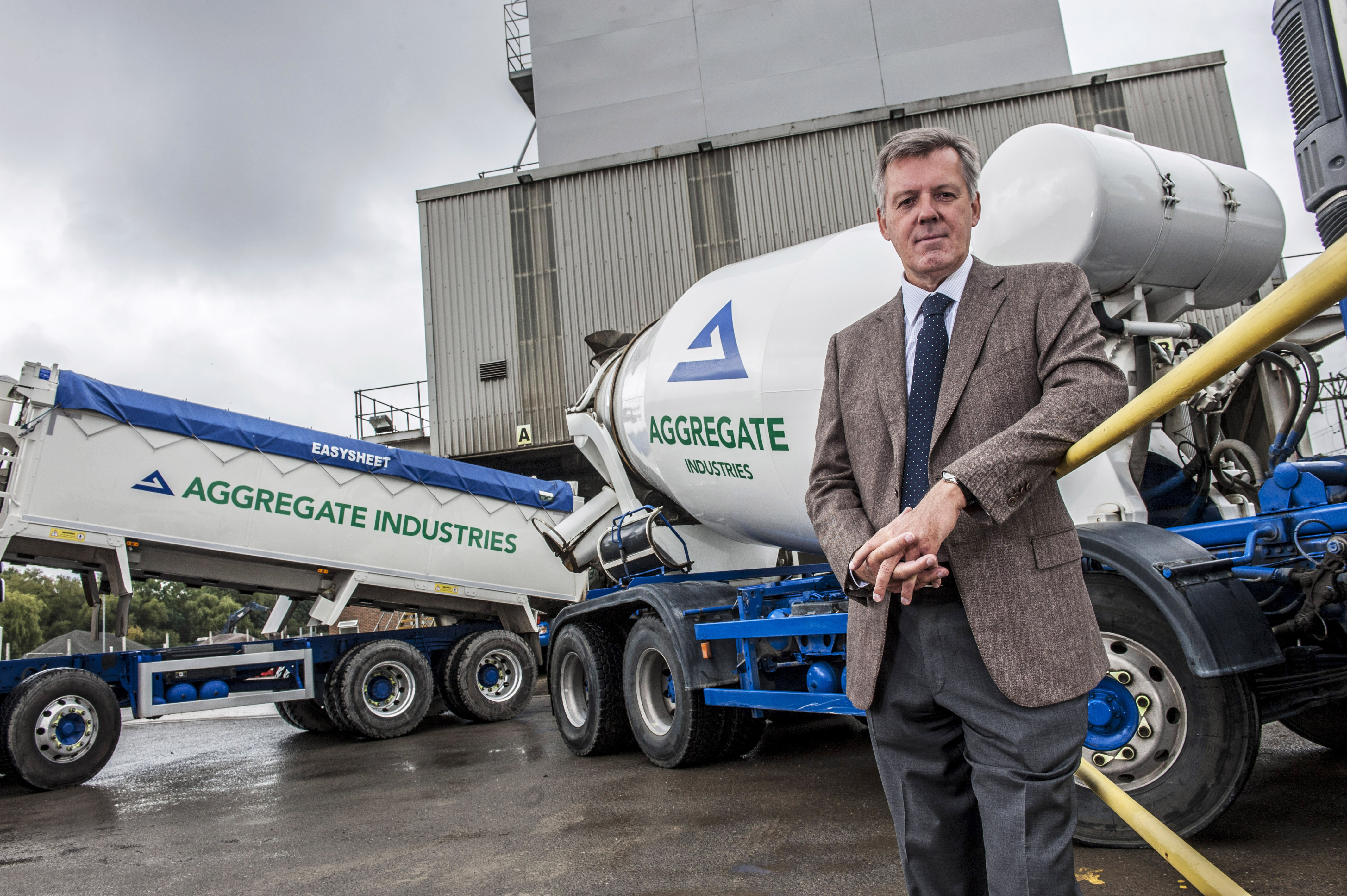 Aggregate Industries CEO Alain Bourguignon