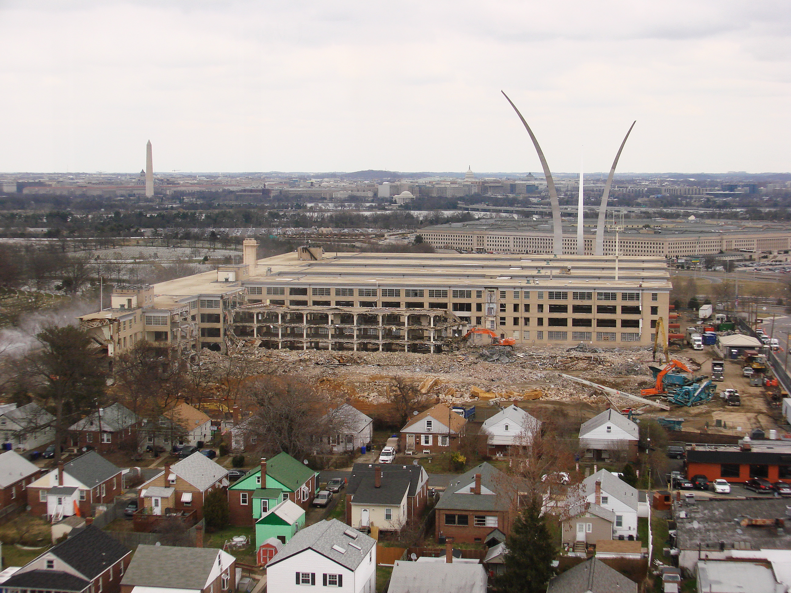 Navy Annex demolition 