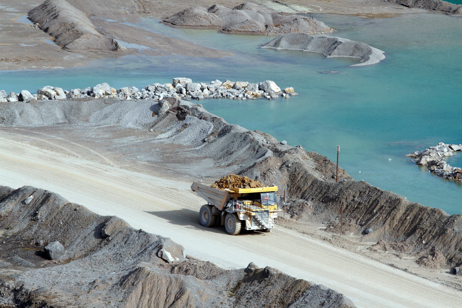 Cemex Dove Holes Quarry in County Derbyshire, England