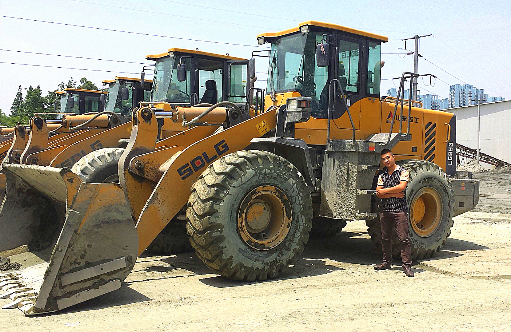 SDLG LG953 wheel loaders 