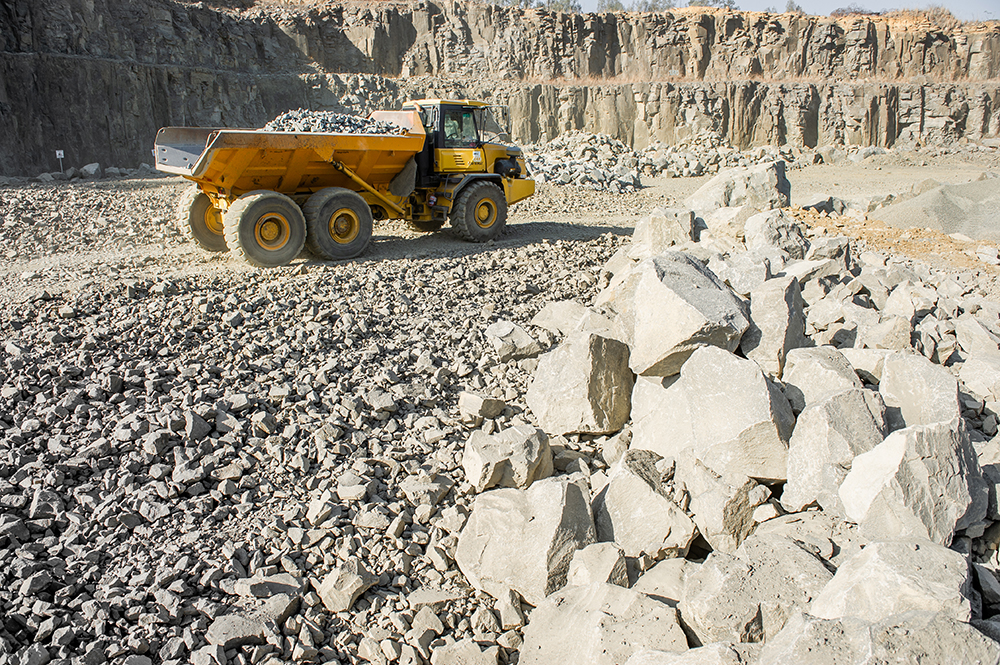 Owing to South Africa’s poor economic performance and a struggling construction industry, the quarrying sector has been under severe pressure during the past few years