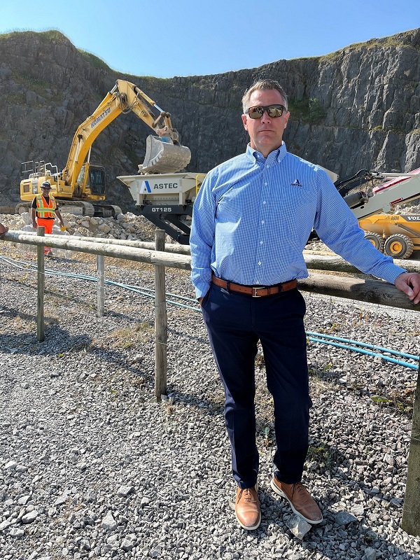 Astec CEO & President Barry Ruffalo at Hillhead 2022