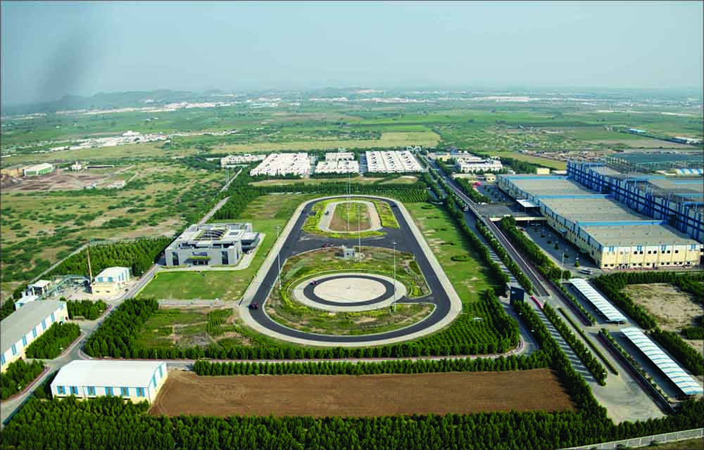 BKT’s OTR tyre test track at its Bhuj facility. Pic: BKT