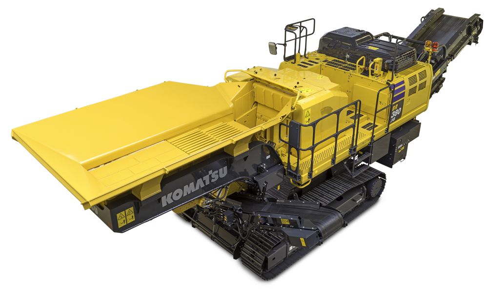 Komatsu Europe’s new BR380JG-3 mobile jaw crusher