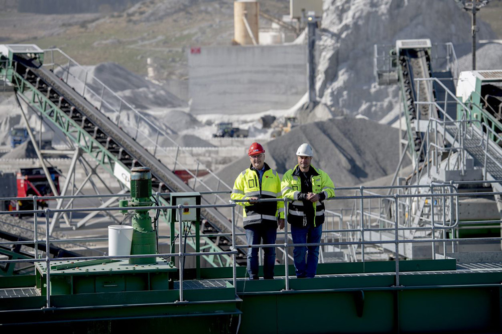 CDE and Nordic Bulk staff visit Velde’s CDE recycling plant