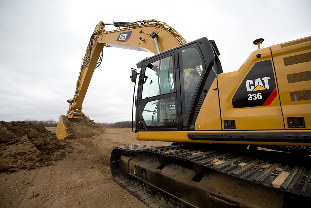 The undercarriage of a crawler excavator comprises many moving components that need to be maintained for it to function properly