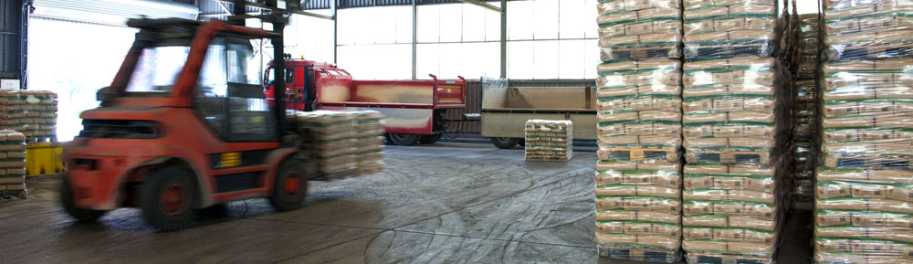 Cement sacks at a HeidelbergCement plant ready for transportation to customers pic: HeidelbergCement