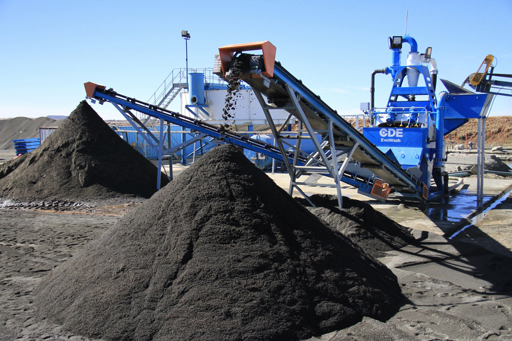 The CDE EvoWash 102 plant has replaced Bloemspruit Quarry’s traditional bucket wheel technology