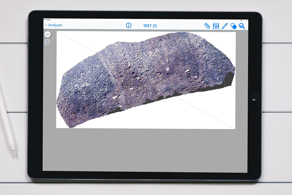 EPC’s targeted blast fragmentation utilises drone survey modelling of post-blast results