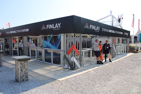 The Finlay stand at Hillhead 2022