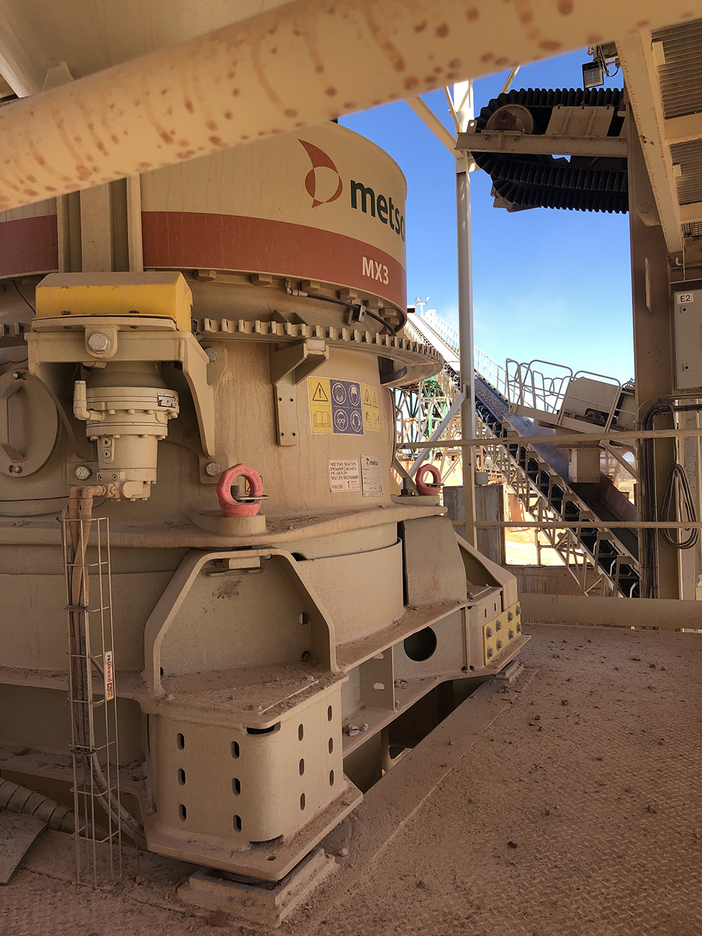 Emipesa’s new Metso MX3 cone crusher