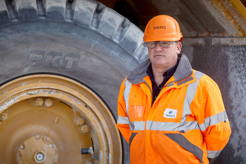 Alfie Jones, RDT operator at Imerys’ Nanpean clay quarry