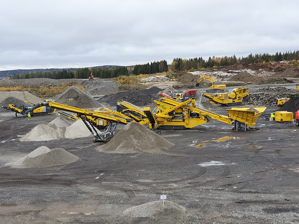 Keestrack crushing and screening plants