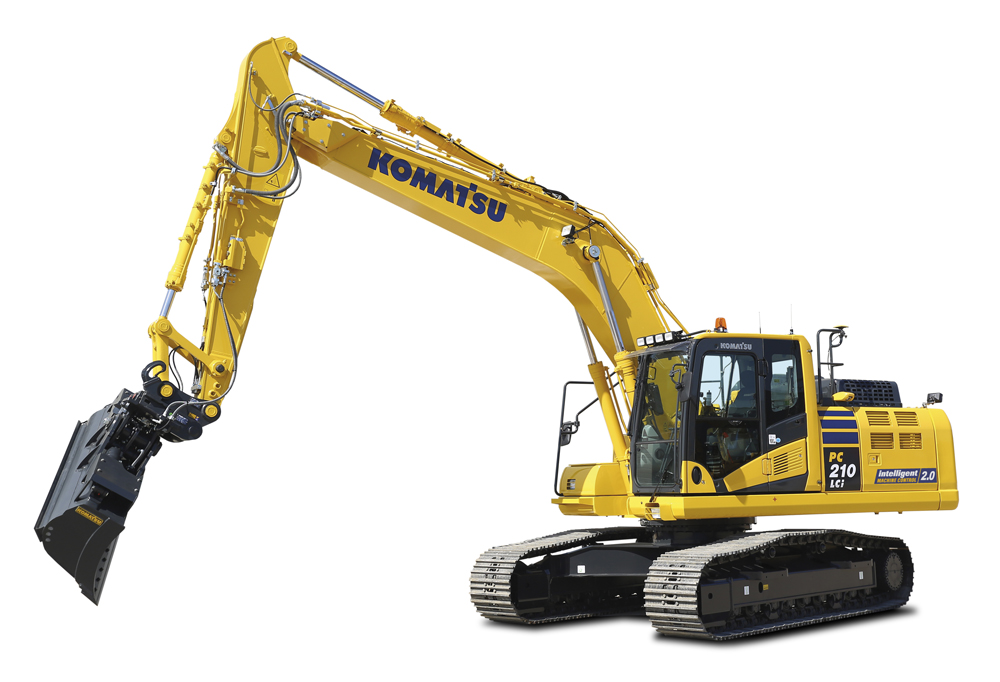 The PC210LCi-11 is one of three Komatsu excavators being launched in Europe