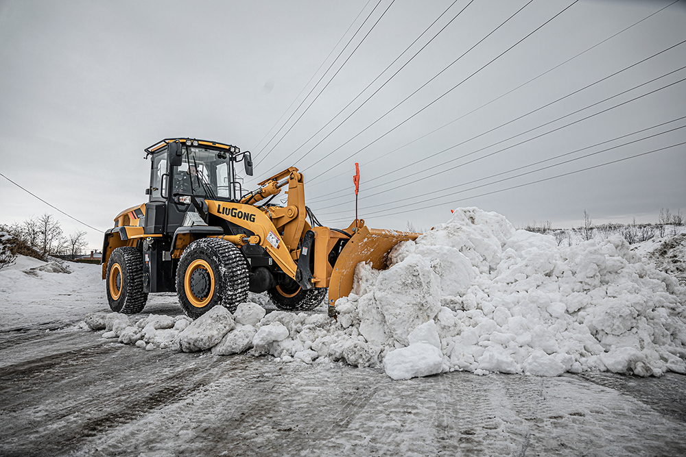 A LiuGong 835H wheeled loader