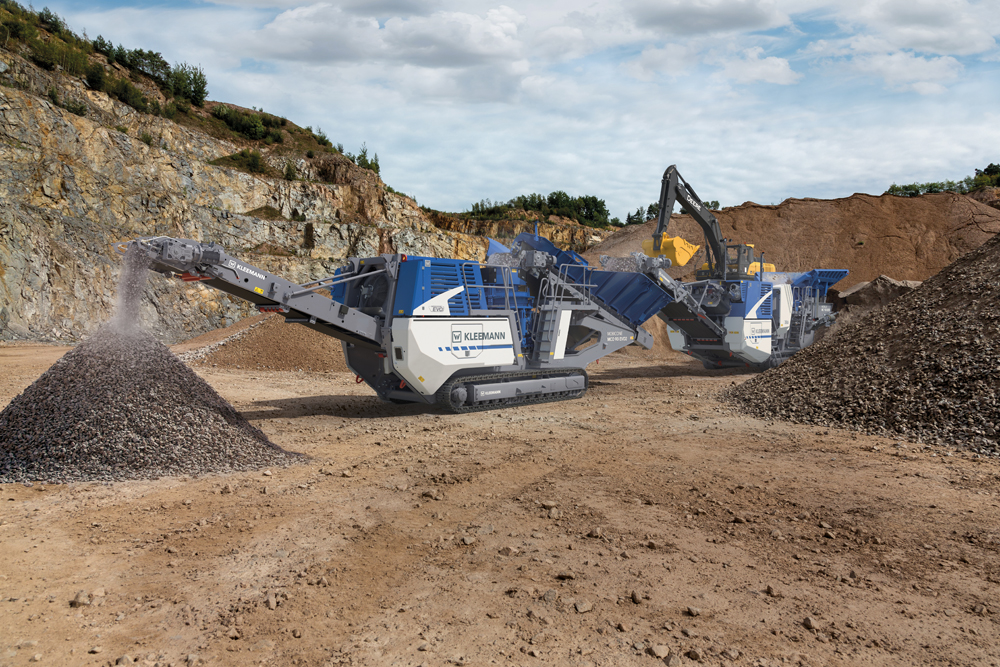 The new Kleemann MOBICONE MCO 90(i) EVO2 mobile cone crusher