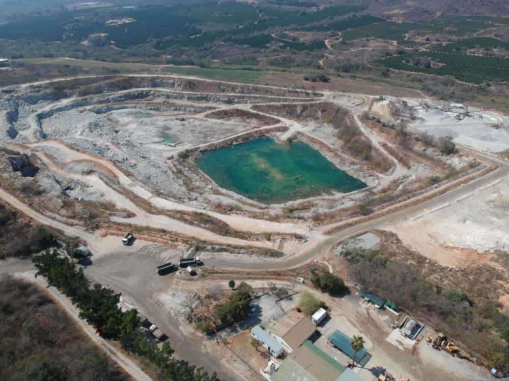 A view of Lafarge SA’s Karino Quarry in Nelspruit, South Africa, an Aspasa member operation