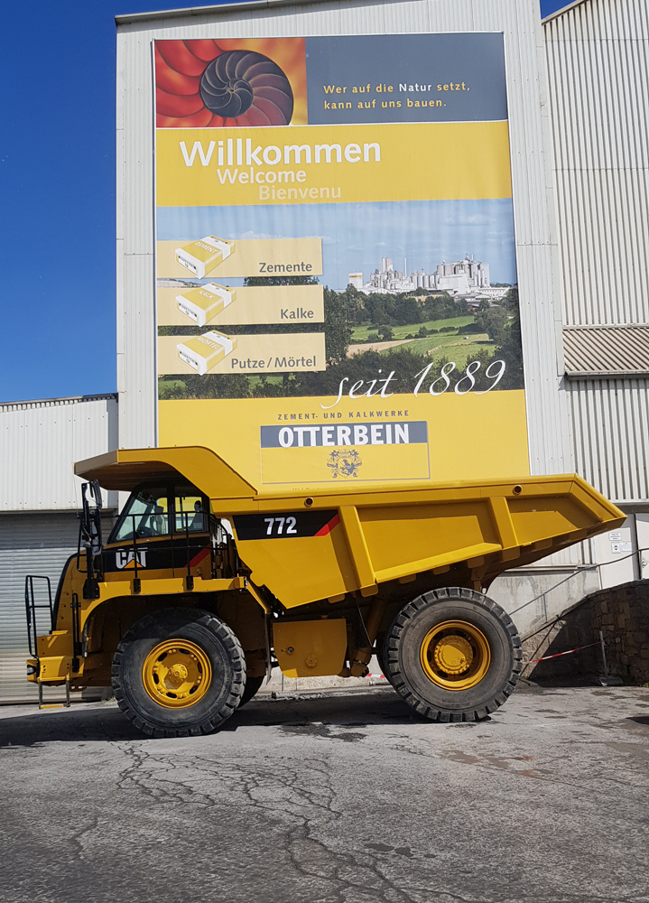 Otterbein’s Cat 772F rebuilt truck