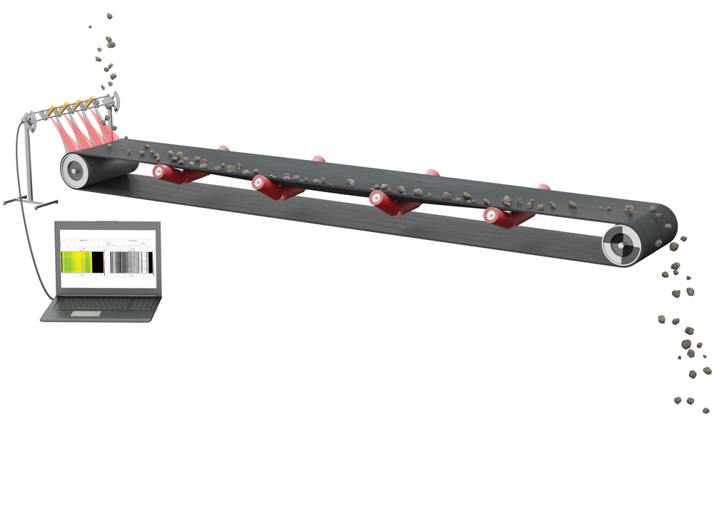 CONTI SurfaceInspect measures the cover surface topography of conveyor belts