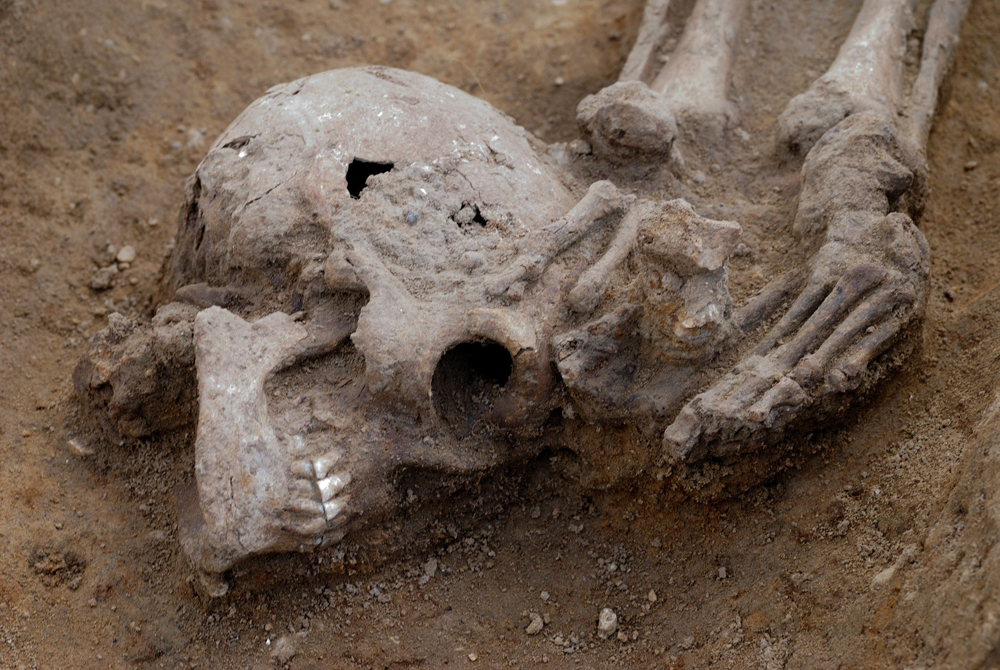 The remains found at a former Cambridgeshire quarry are believed to be victims of Roman execution methods