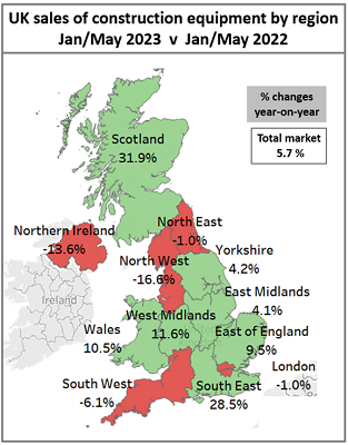 Sales by map