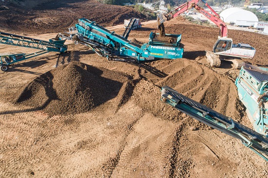 Powerscreen Chieftain 1700X hybrid screen