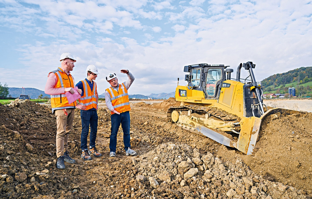 LafargeHolcim employees at Mülligen Quarry in Switzerland