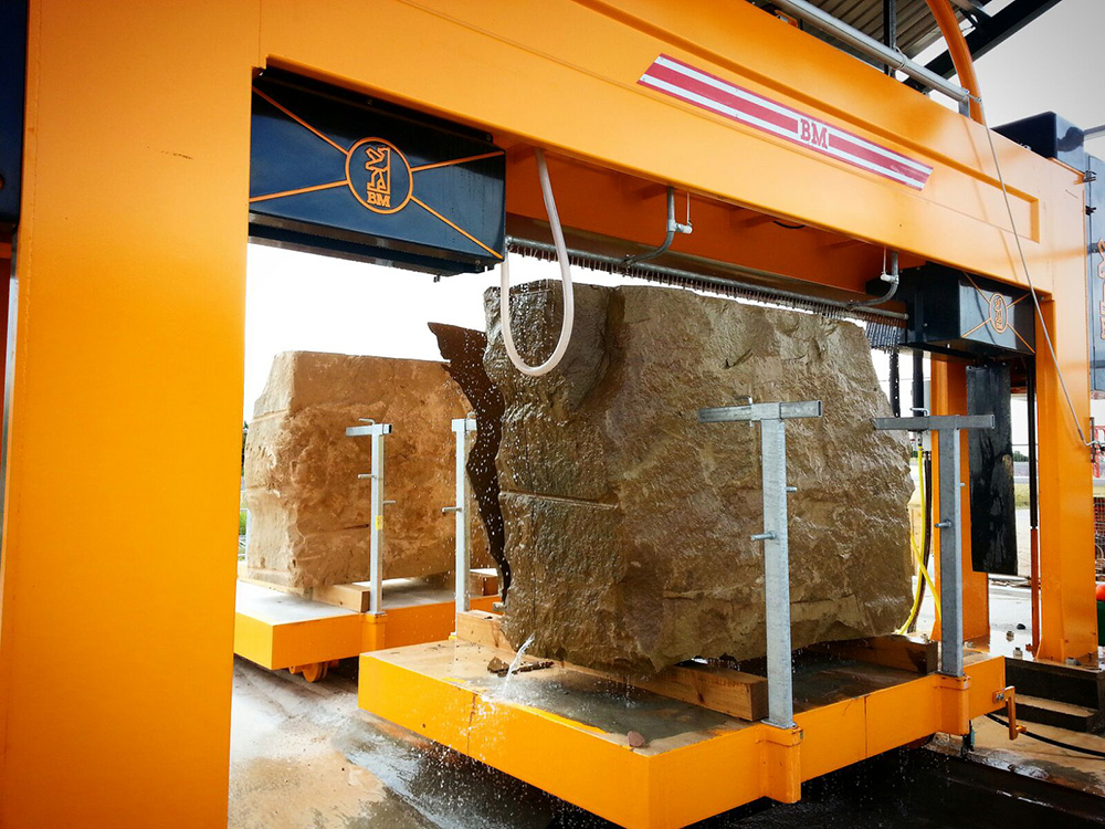 Stone washing at Hutton Stone HQ