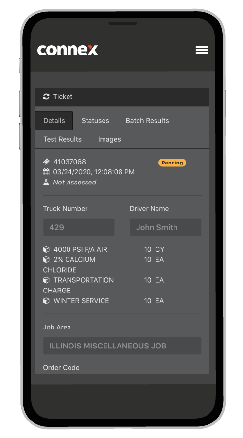 eticket phone mock