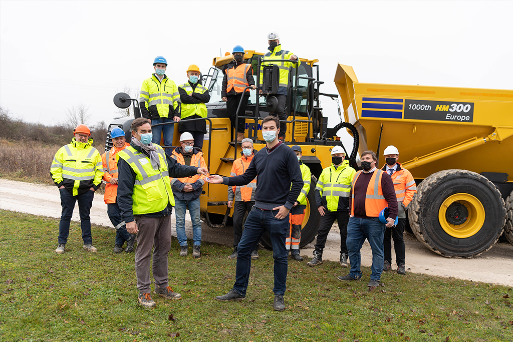 1000th HM300 in operation with PC360-11 at Imerys