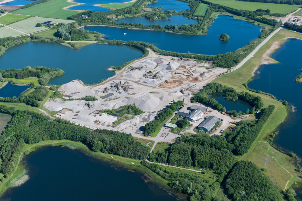 A quarry owned by Danish aggregates producer Bedsted Lø Grusværker