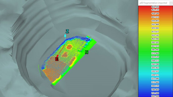 Maptek’s BlastLogic heatmap