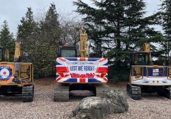 Finning marks commitment to service personnel with striking Remembrance Day tribute 