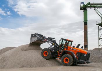 Develon wheeled loader blazes new path at Ablaredo Quarry