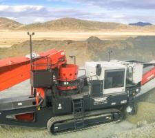 QH331 Sandvik Construction tracked mobile cone crusher 