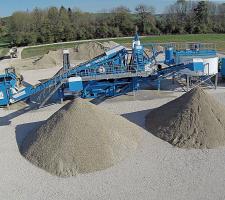 Sand & Gravel Washing Plant at S.A Andre Boureau