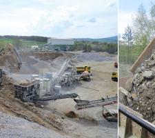 Metso Lokotracks and Caterpillar 345DL excavator