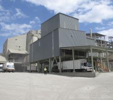 A section of a cement plant in Kenya