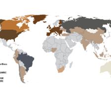 Worldwide use of CRIRSCO compliant reporting codes 