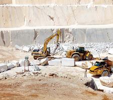 Marble at Ermas Mermer’s Yatagan quarries