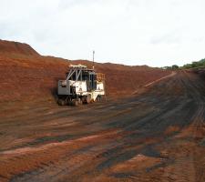 A mining operation in Togo