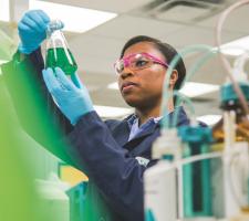 A LafargeHolcim employee at work