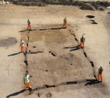 Foundation trench of a Neolithic house