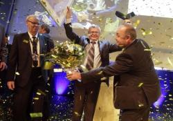 Celebrations after Belaz win the international Swedish Steel Prize