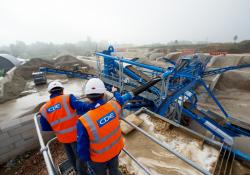 A waste recycling plant in Germany