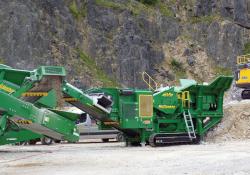 McCloskey J45 heavy-duty jaw crusher