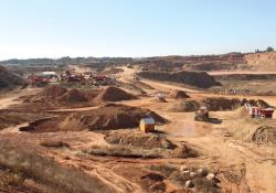 South African sand quarry