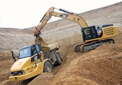 Caterpillar 725 ADT in Blessem